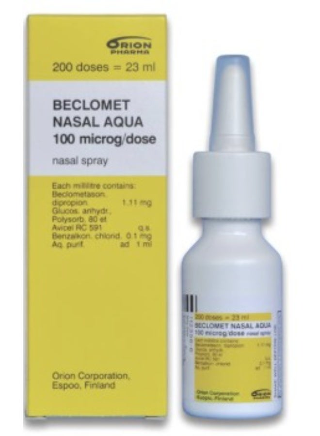 بيكلوميت أنفي مائي 100 ميكروغرام 23 مل